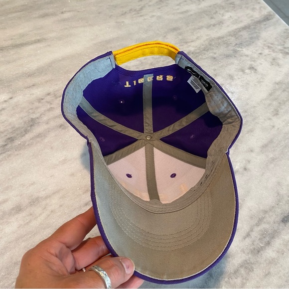 Nike LSU Tigers Ball Cap Purple Cap Gold LSU Hat baseball cap Dri Fit Un… - Picture 6 of 9
